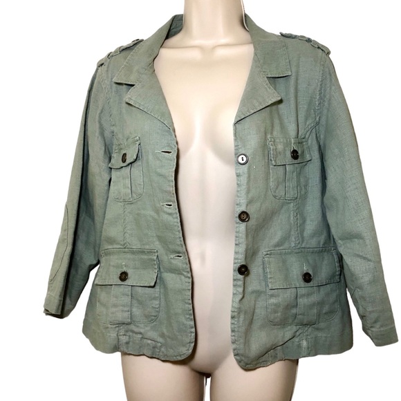 Military Style Spring Jacket Size M - Picture 1 of 10